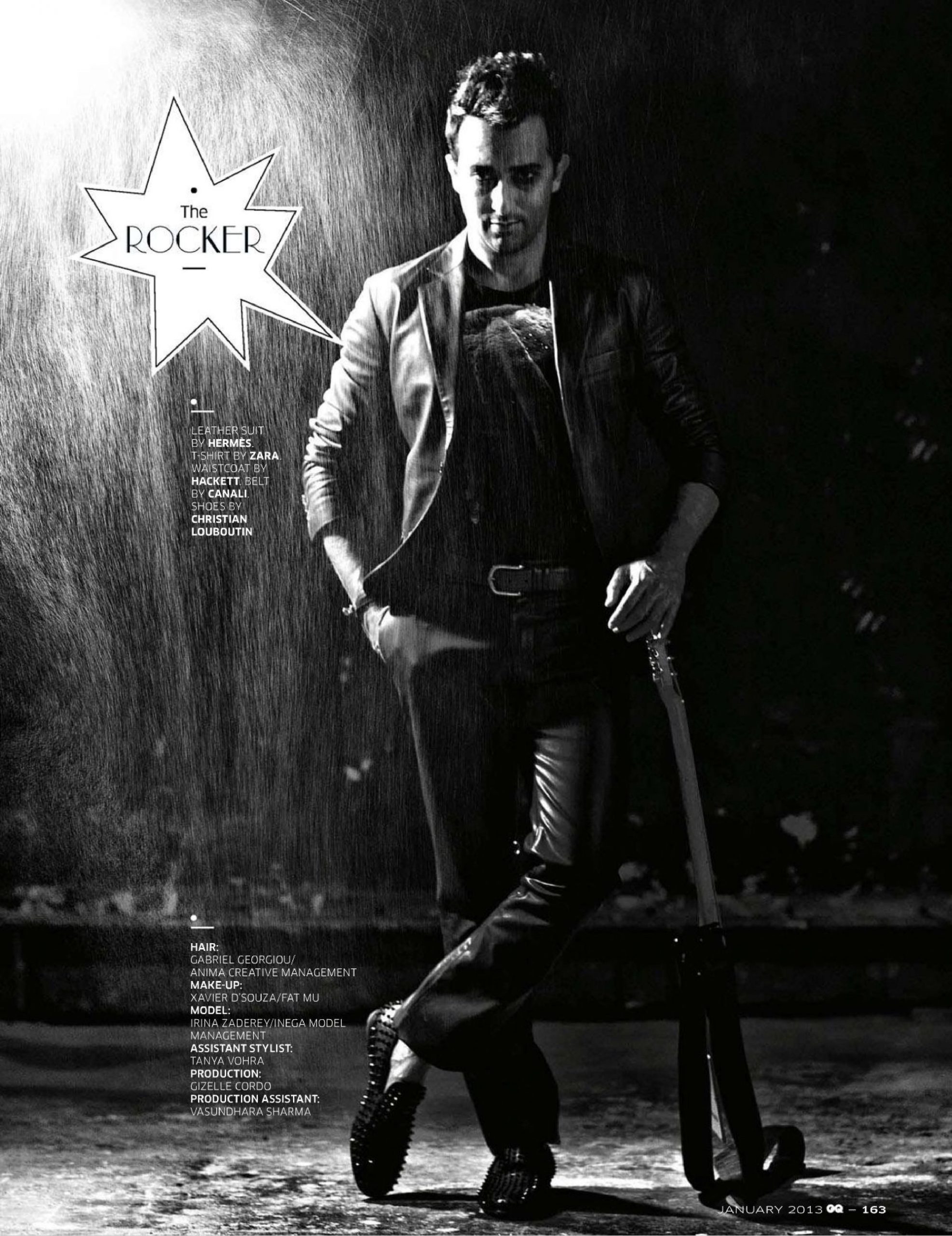 The Rahul Khanna spread in the GQ India January 2013 issue