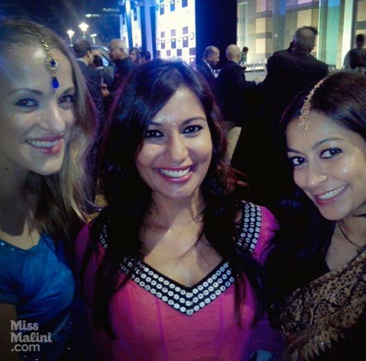 Andrea Brown, MissMalini and Heena Jain