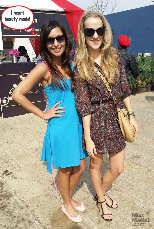 MissMalini and Andrea Brown