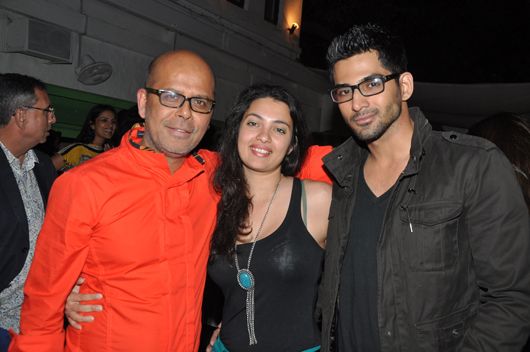 Narendra Kumar Ahmed with Nikhila and Vivaan Bhatena