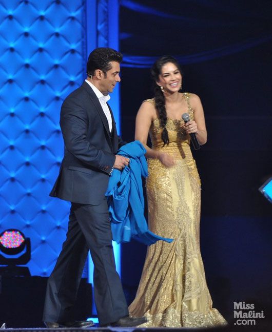 Salman Khan with Sunny Leone