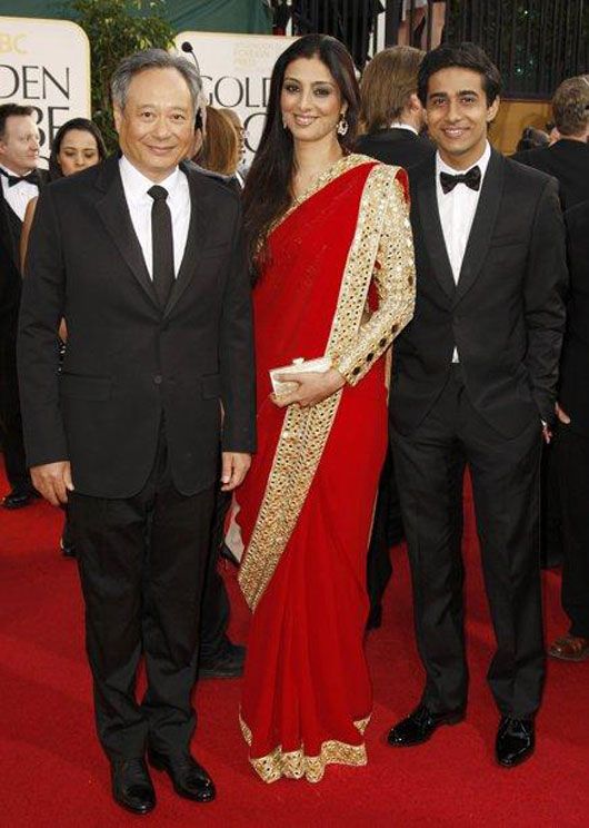 Spotted: Tabu at the 2013 Golden Globes Wearing Abu-Sandeep