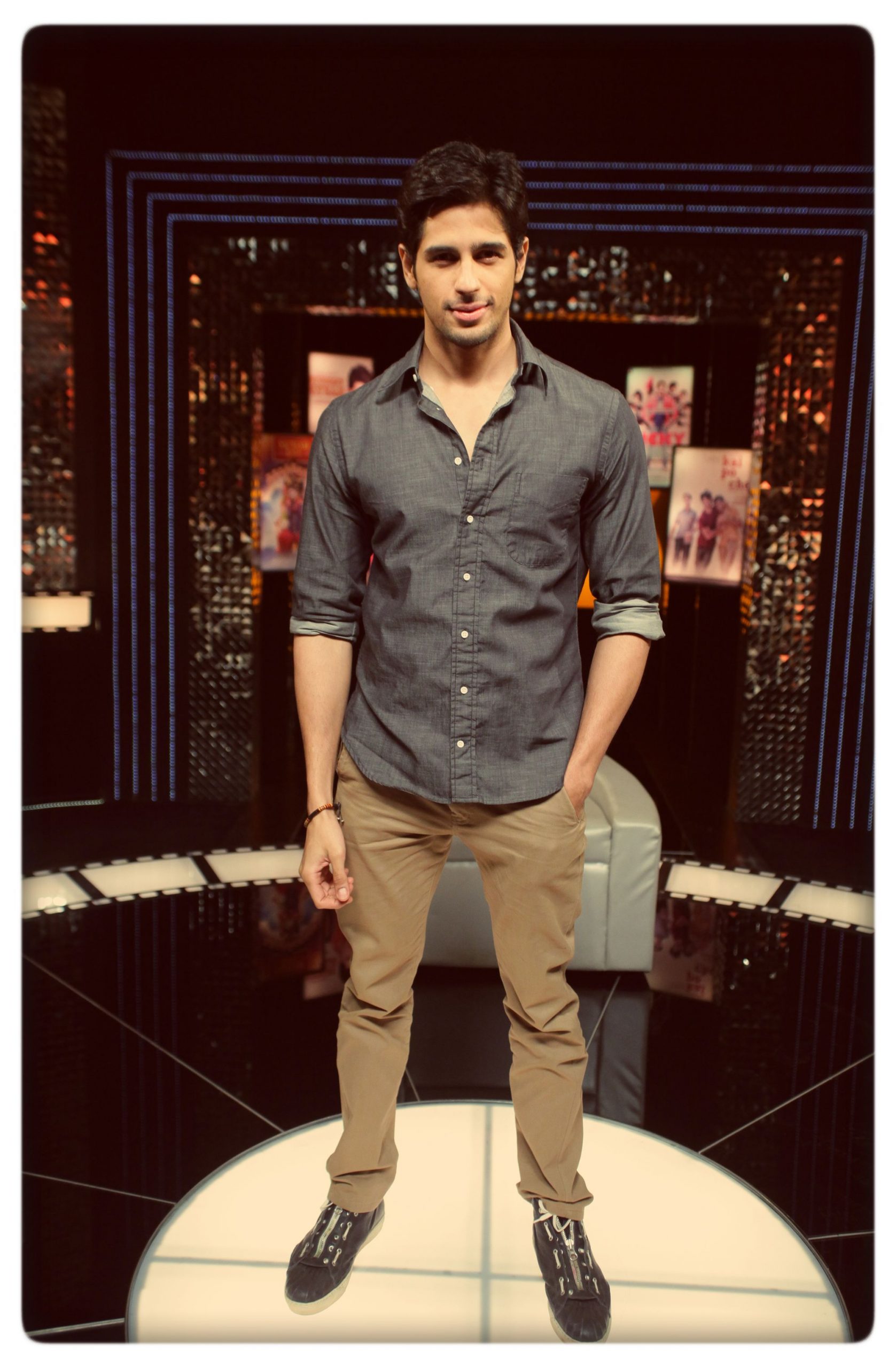 Sidharth Malhotra at The Front Row with Anupama Chopra