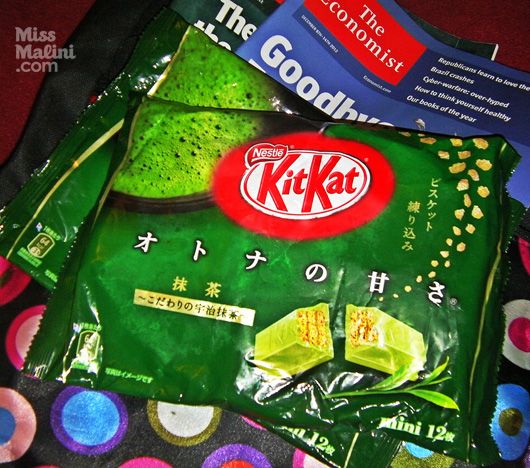Matcha green tea Kit Kat from Japan