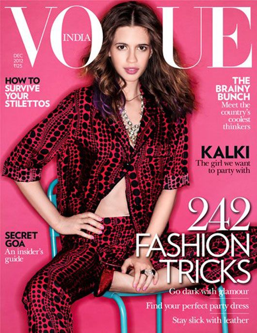 Hot or Not? Kalki Koechlin Rocks PJs on the Cover of Vogue India