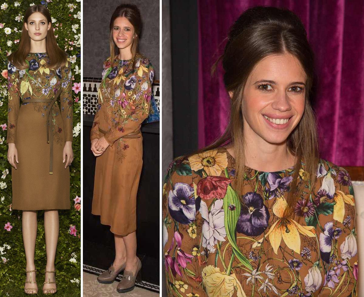 Kalki Koechlin in Gucci Cruise 2013 at the Dior dinner dinner during the 12th Marrakech International Film Festival on December 2, 2012 (Photo courtesy | Gucci/Getty Images)