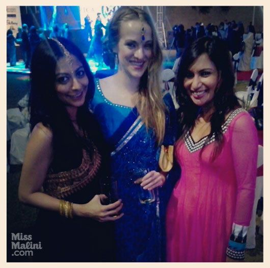 Andrea Brown, MissMalini and Heena Jain