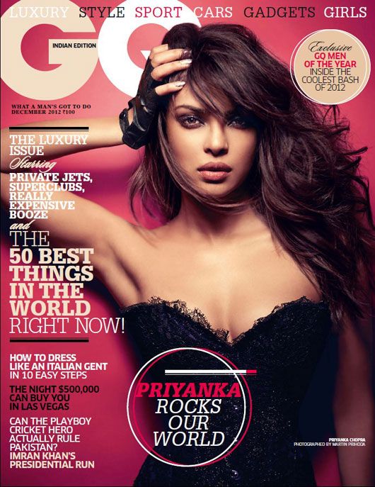 Priyanka Chopra Sizzles on the December Cover of GQ