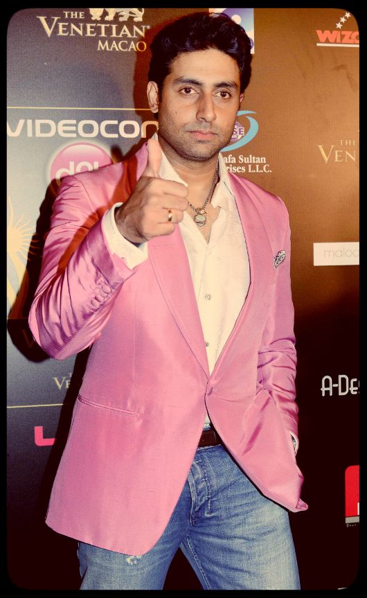 Abhishek Bachchan in Pink. Discuss.