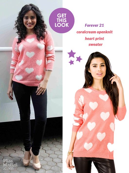 Neha Sharma in a Forever 21 sweater