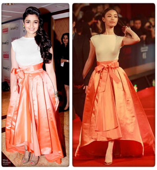 Alia Bhatt and Ni Ni in Christian Dior Pre-Fall 2013