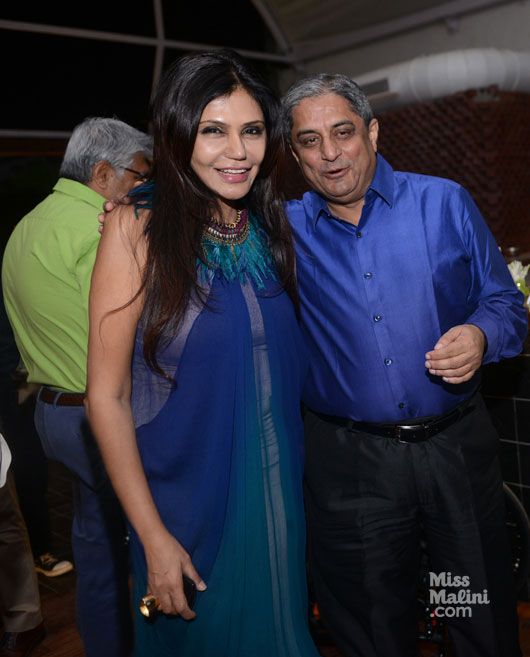 Nisha JamVwal with Aditya Puri