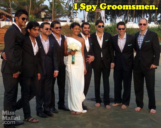 The Groomsmen and the Bride