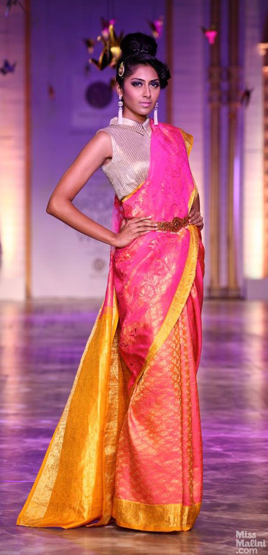 Belted sarees by Neeta Lulla