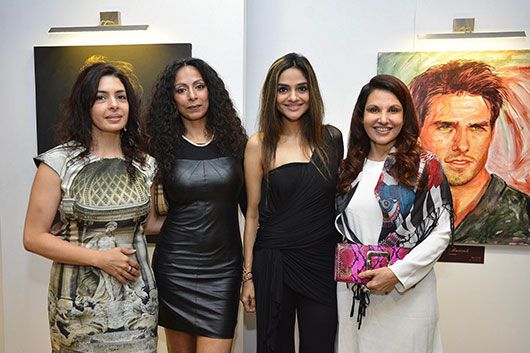 Nawaz Modi Singhania, Shweta Shetty,Madhoo and Poonam Soni