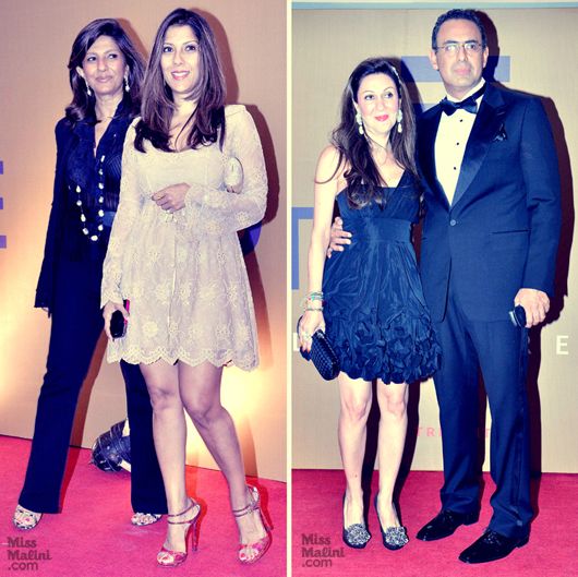 Ritu Chulani & Renu Chainani (left) and Laila & Ricky Lamba at the “EQUATION 2013 – A Fundraiser FOR EQUALITY” on March 1, 2013