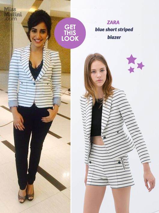 Neha Sharma in a Zara blazer