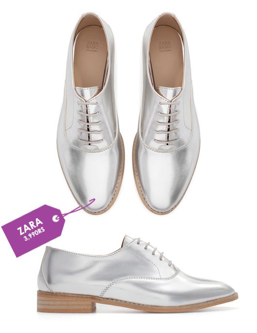 Zara Patent Blucher Shoe