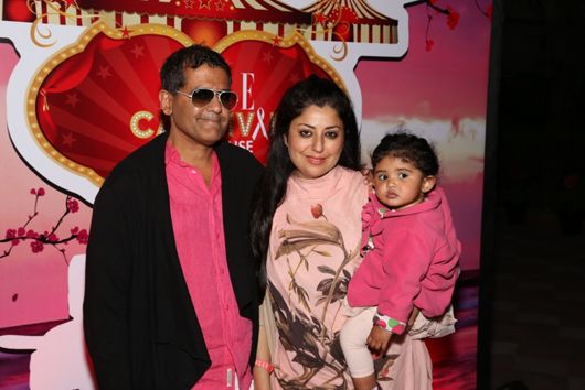 AD and Sabina Singh with their daughter