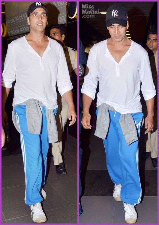 Get This Look Akshay Kumar s Sporty Airport Style