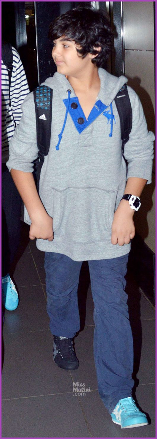 Akshay Kumar's son Aarav at Airport