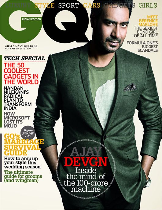 Ajay Devgn on the November Issue of GQ India