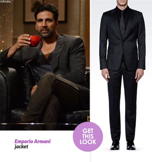 Get This Look: Akshay Kumar Suits Up on KWK