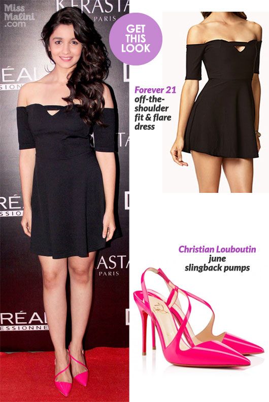 Get This Look: Alia Bhatt in Forever 21 &#038; Christian Louboutin