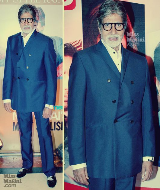 Amitabh Bachchan at the 2013 Hindustan Times Mumbai's Most Stylish Awards (Photo courtesy | Yogen Shah)