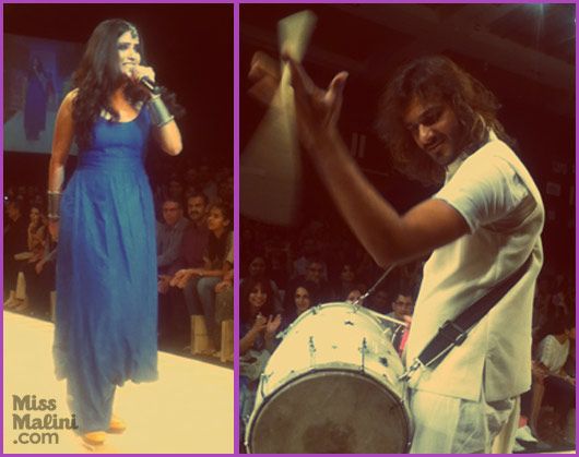Sona Mohapatra and one of her musicians