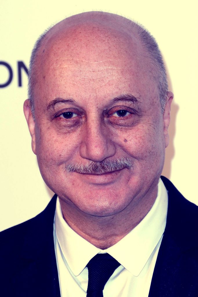 Anupam Kher in Burberry at the 21st Annual Elton John AIDS Foundation's Oscar Viewing Party on February 24, 2013