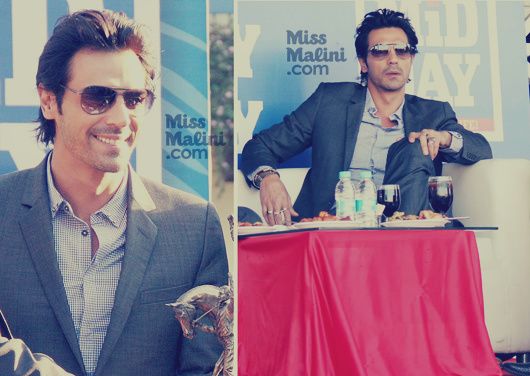 Arjun Rampal at the Mid-Day Race on January 6, 2013