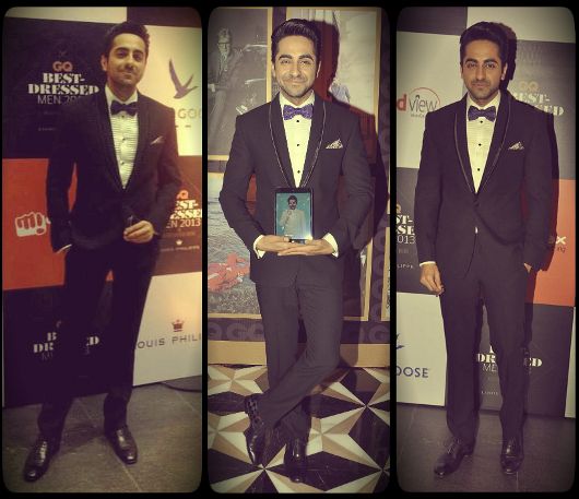 Ayushmann Khurrana in Troy Costa at the 2013 GQ Best Dressed Party (Photo courtesy | GQ India)