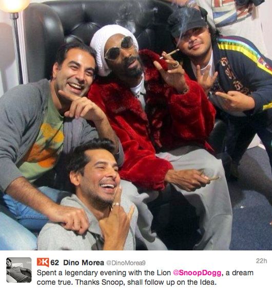 Dino Morea and Snoop Dogg