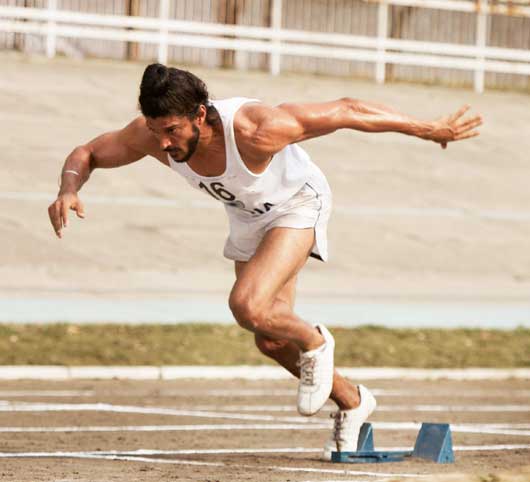 Farhan Akhtar as Milkha Singh