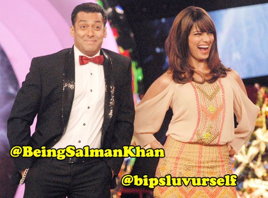 Bipasha dances along with Salman on Bigg Boss sets