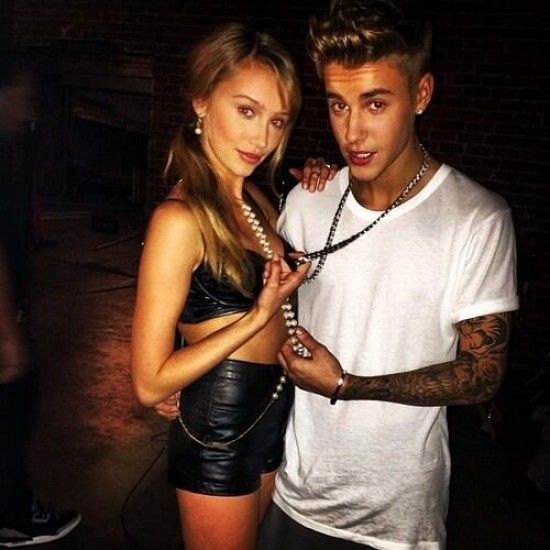 Cailin Russo and Justin Bieber