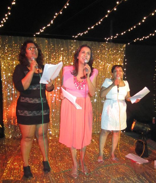 Sharon Prabhakar leads the Carol singing