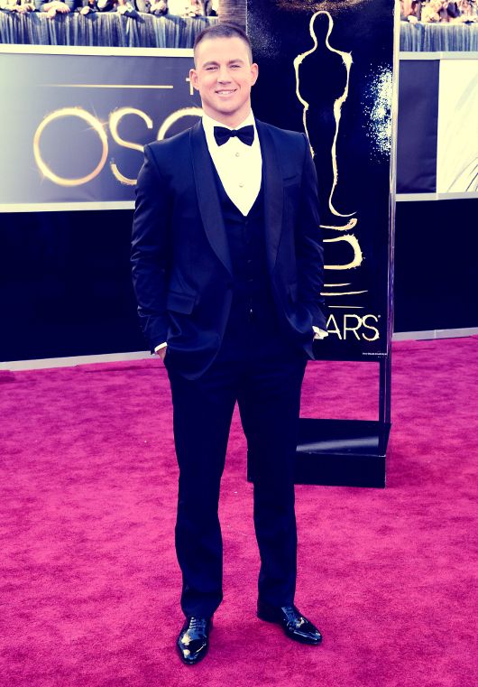 Channing Tatum in Gucci at the 85th Annual Academy Awards (Photo courtesy | Gucci/Getty Images)