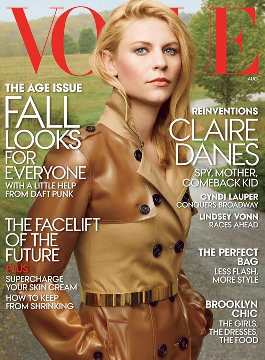 Photoshop Fail: Claire Danes’ Homeland Shoot for Vogue