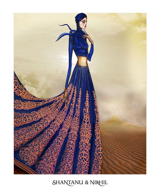Shantanu & Nikhil Are Inspired By Sand Dunes for Their WIFW Collection