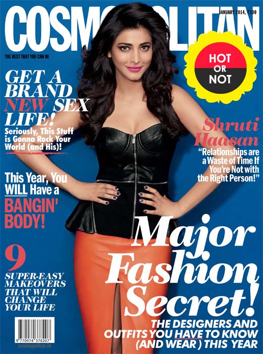 Hot or Not? Shruti Haasan on the Cover of Cosmopolitan