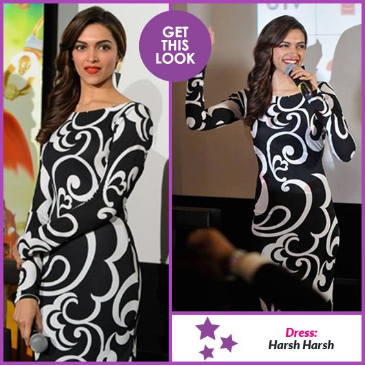 Get This Look: Deepika Padukone Goes For a Swirl