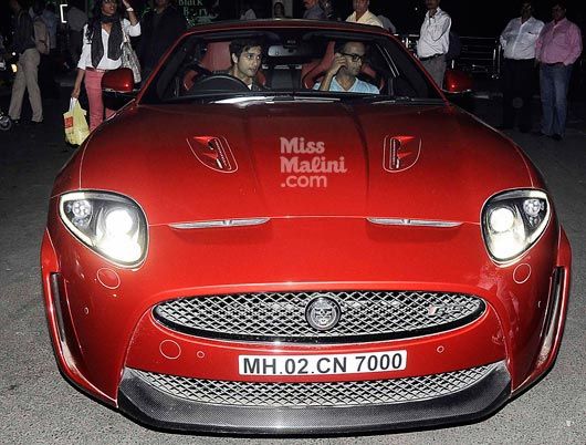 Spotted: Shahid Kapoor in His Sexy Red Jaguar