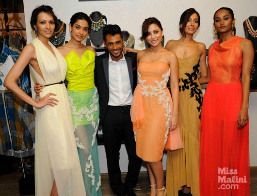 Elton Fernandez with his celebrity muses