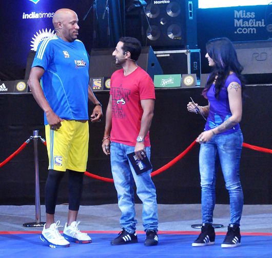 Ron Harper, Nikhil Chinapa and Bani J