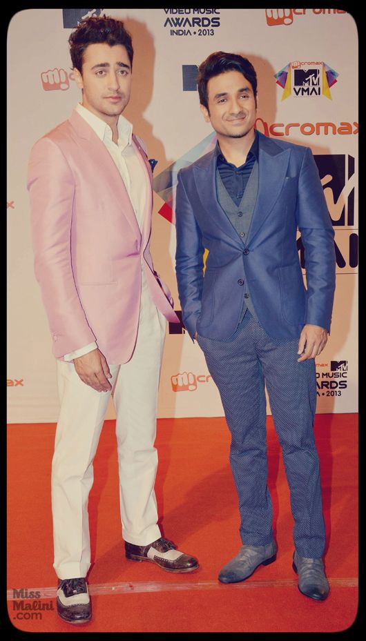 Imran Khan and Vir Das at the 2013 MTV Video Music Awards India on March 21, 2013 (Photo courtesy | Yogen Shah)