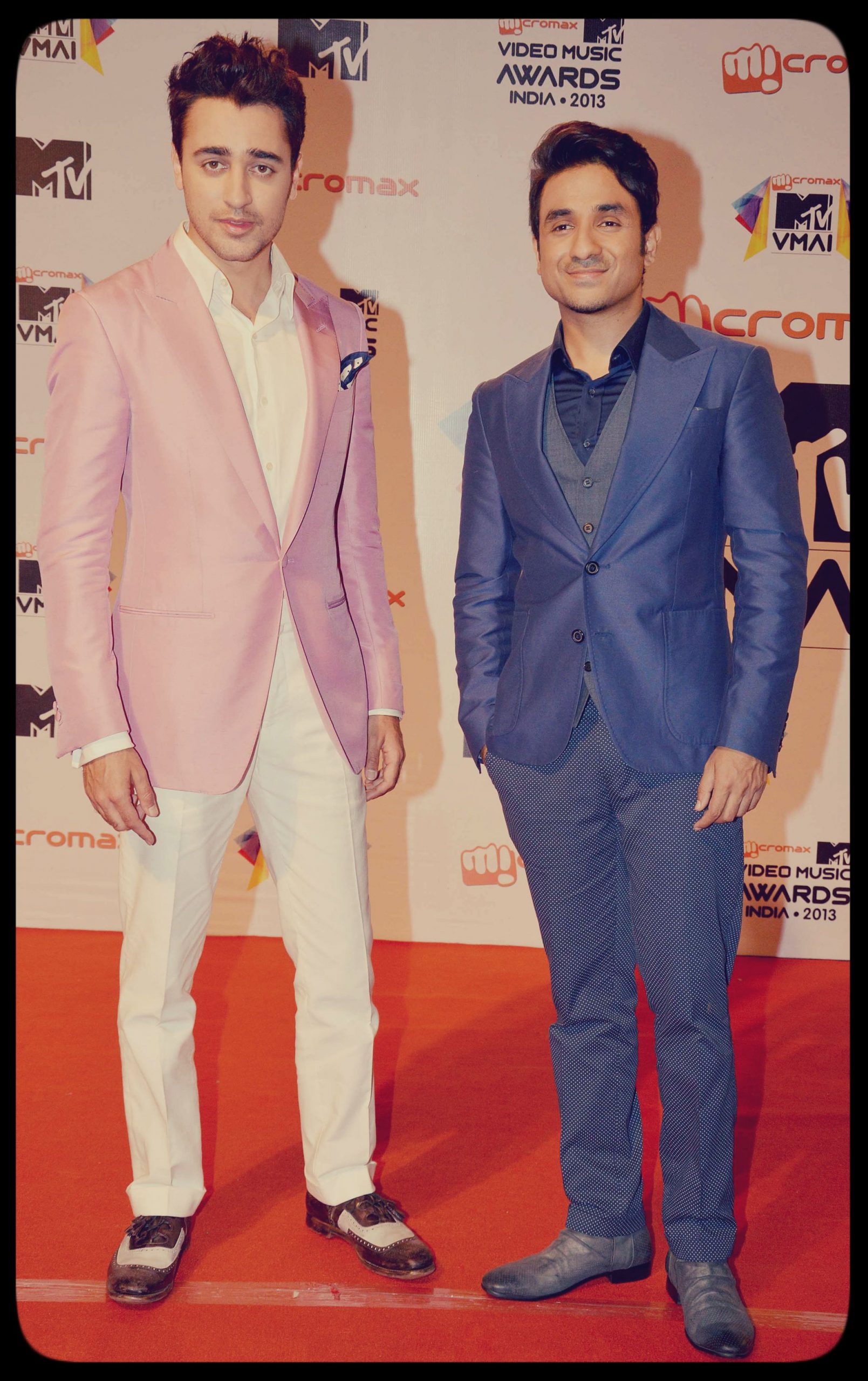 Imran Khan and Vir Das at the 2013 MTV Video Music Awards India on March 21, 2013 (Photo courtesy | Yogen Shah)
