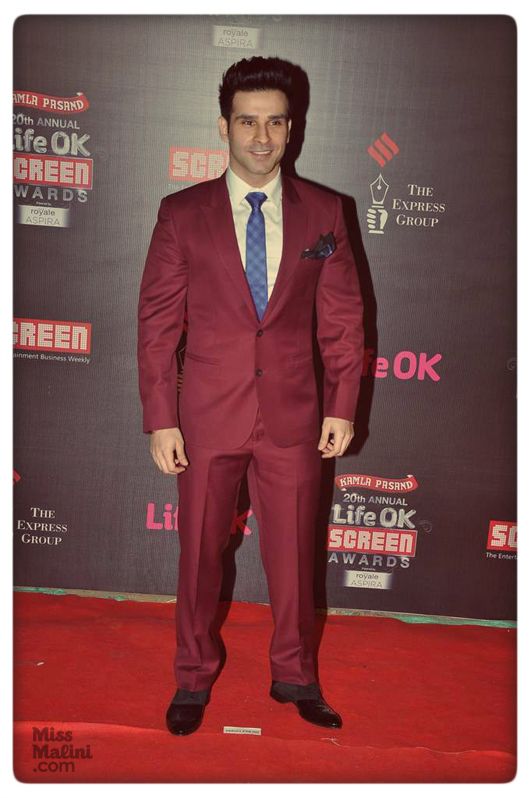 Girish Kumar at the 20th Annual Life OK Screen Awards on January 14, 2014