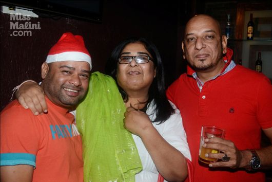 Ranjit with Vinta Nanda and Salim Asgarally